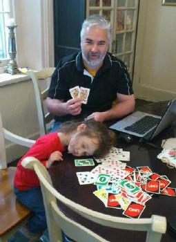 Me teaching how to play Texas holdem